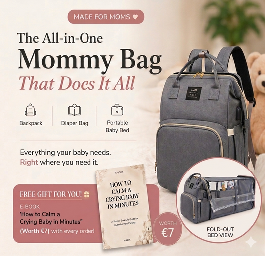 Mavia Fold-Out Diaper Bag + Free Calming Guide
