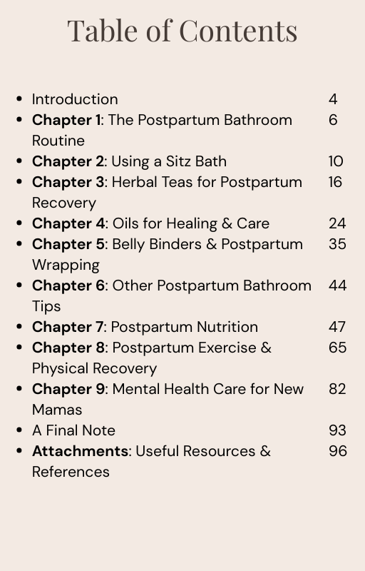 The Complete Postpartum Healing Guide