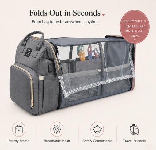 Mavia Fold-Out Diaper Bag