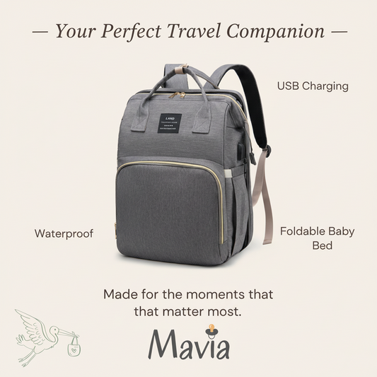 Mavia Fold-Out Diaper Bag